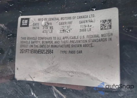 2014 Chevrolet Camaro 2Ss z USA, uszkodzony, nr VIN 2G1FT1EW9E9292984